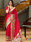 Pink Colour Latest Designer Fancy Festive Wear Heavy Pure Silk Printed Sarees Collection 4206